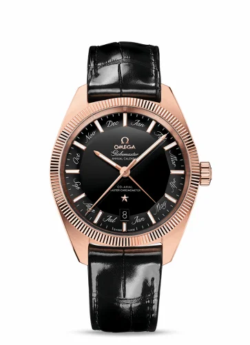 Omega Globemaster Annual Calendar Sedna Gold / Black 130.53.41.22.01.001 (13053412201001)